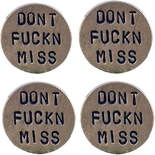 Golfball marker set 4er mit - set,
