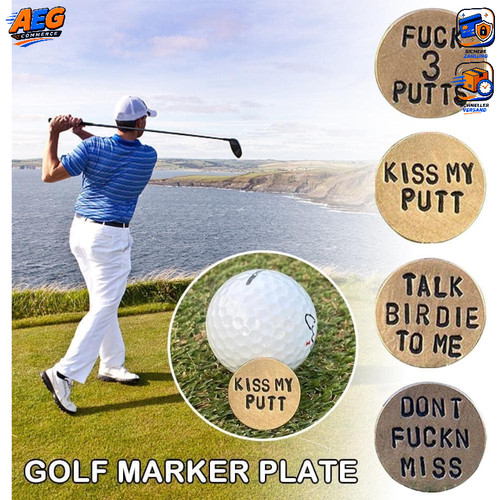 Golfball marker lustig mit - golfball-marker,