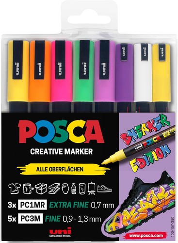 Uni ball 186828 marker - -, set