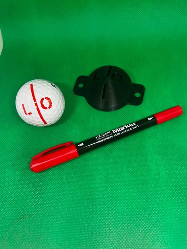 Golfball schablone - golfball,