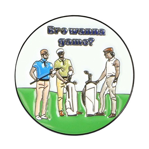Golfballmarker emailliert - golfballmarker,