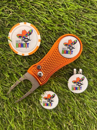Golfball marker geschenkset - marker,