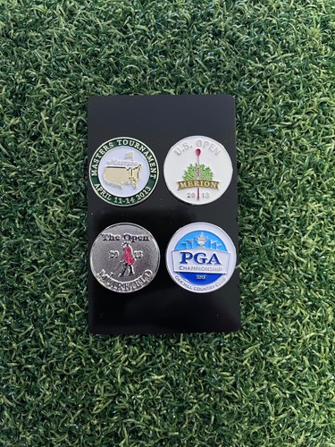 4er set flache golfball - flache, marker
